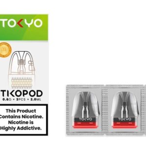 日本東京 TOKYO TIKOMOD POD 空煙彈 一盒3入 東京帝刻