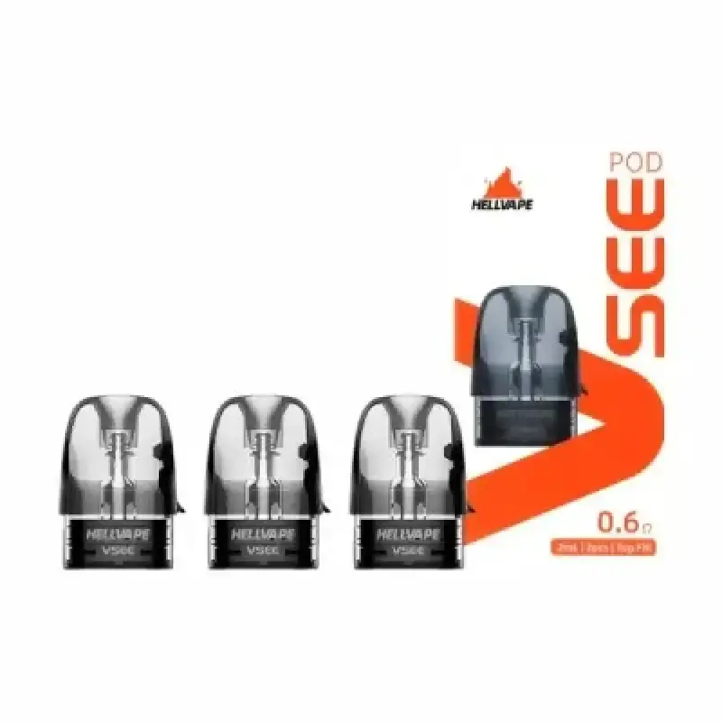 no brand cartridge hellvape vsee one 0 6 ohm 0 8 ohm 0